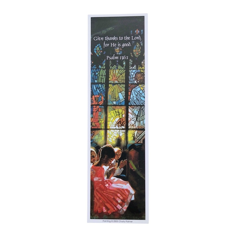 Vintage 2003 Charly Palmer Bookmark Little Girls Black Church Antioch #TCH-66478